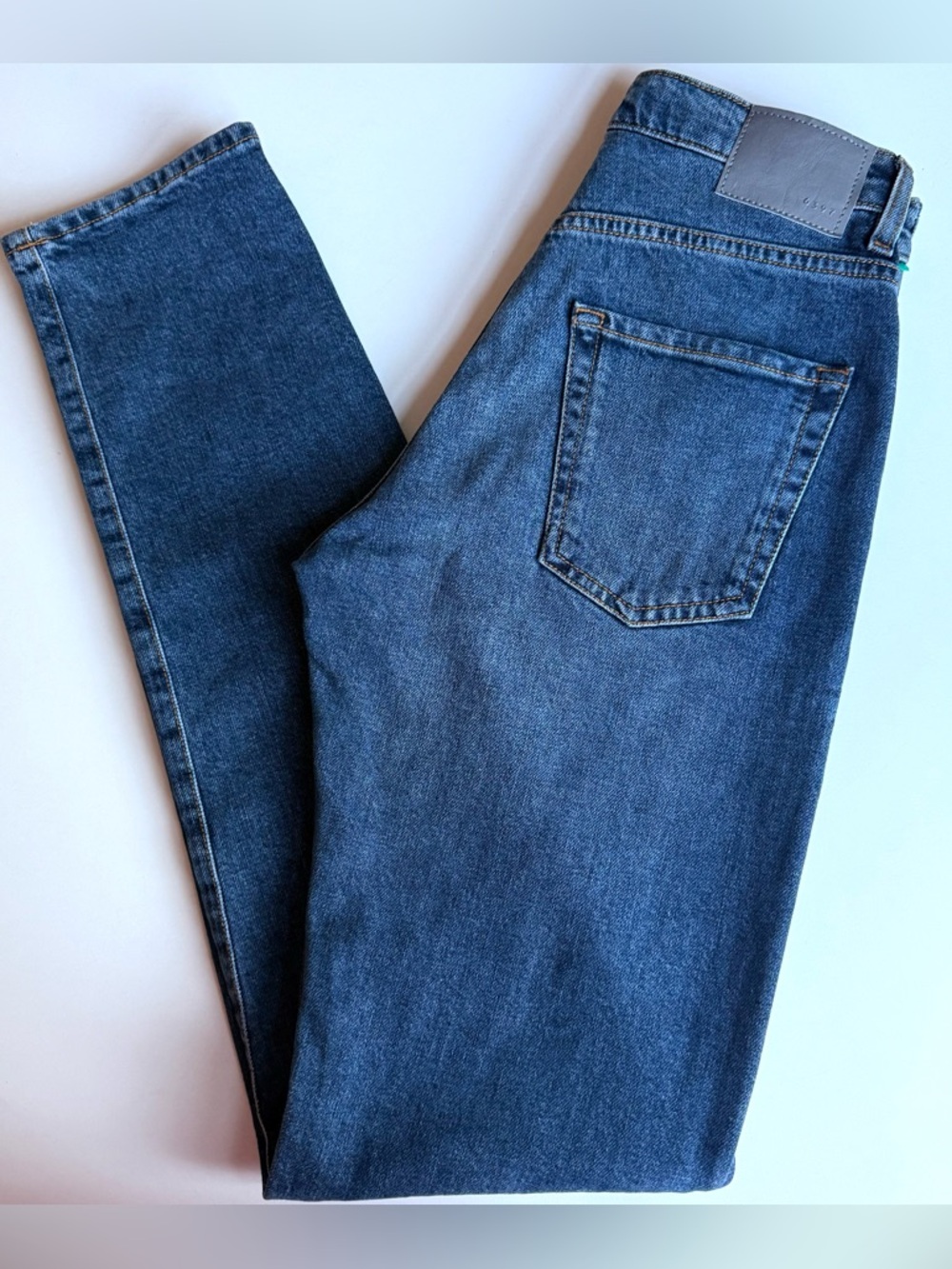 6397 Slim Jeans Women’s Made in Italy Size 25 Cotton Elastan Washed Dark Blue